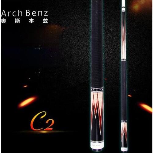 Original Arch Benz C2 Billiard Pool Cue 13mm Tip 149cm Length Professional Billiards Pool Cue with Excellent Gifts