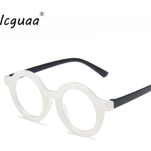 Retro Anti blue Light Glasses Boys Girls Fashion Frame Childrens Round Glasses Kids Computer Clear Lens Spectacels Frame