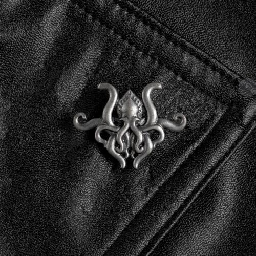 Octopus tentacles Fiction game metal pin H.P. Lovecraft Cthulhu badge brooch Lapel pin Shirt backpack hat jewelry gift for fans