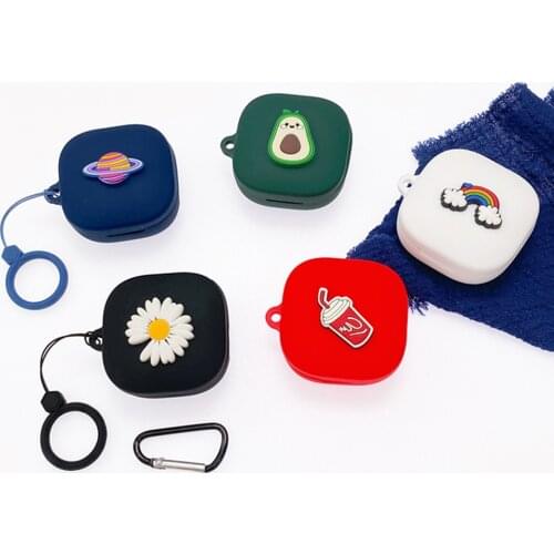 Cute Fresh Fruit Cover for QCY T13 Case TWS Bluetooth Earphone Case Accessories Shockproof Silicone Portable with Finger Ring