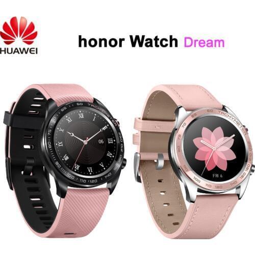 Huawei Honor Watch Dream Smart Watch Sport Sleep Run Cycling Swimming mountain GPS 1.2" AMOLED Color Screen 390*390 Watch