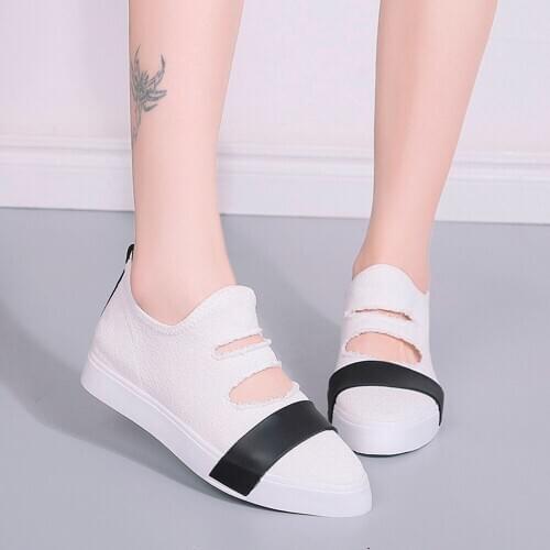 2121 Women Casual Stretch Fabric Shoes Female Platform Shoes Slip On Women Flat Casual Ladies Shoes Flats Size 35-51