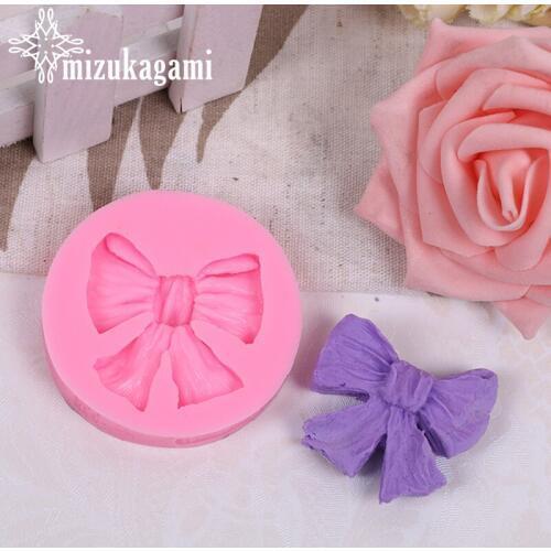 1PCS UV Resin Jewelry Liquid Silicone Mold Big Bow Tie Bowknot Resin Molds For DIY Pendant Charms Making Jewelry