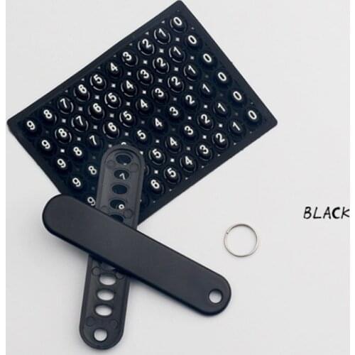 10-100pcs Car styling Car Parking Card Luminous Phone Number Plate Stickers Night Light Temporary Car Park Stop car Accessories