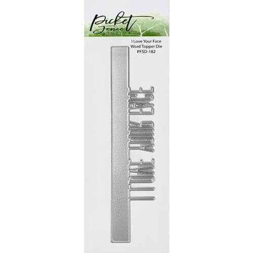 2021 AliliArts Metal Cutting Dies I LOVE YOUR FACE diy Scrapbooking Photo Album Decorative Embossing PaperCard Crafts Die