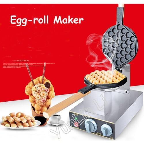 Non-stick Egg Roll Maker 110V/220V Practical Cake Baker Kitchen Electric Waffle Maker Machine with Good Quality FY-6