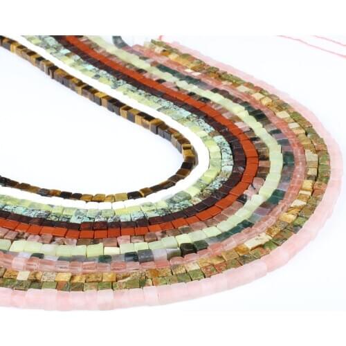 Natural Stone Loose Bead Strand Semi-precious Beads Jewelry Making Handmade DIYNecklace Bracelet accessories 5mm Approx 15 Inch