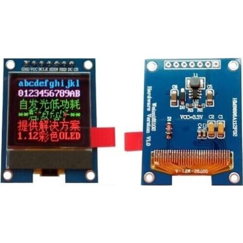 1.12 inch 7P SPI Color OLED Display Screen LD7134 Drive IC 96*96