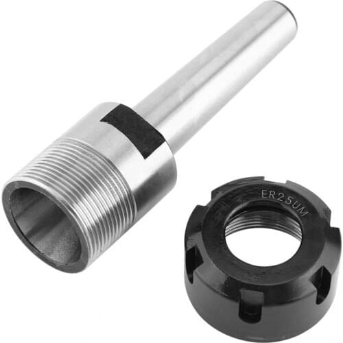 Chuck ER25 MT2 M10 Taper Collet Chuck Holder Face Milling Arbor Adapter for CNC Milling Tools