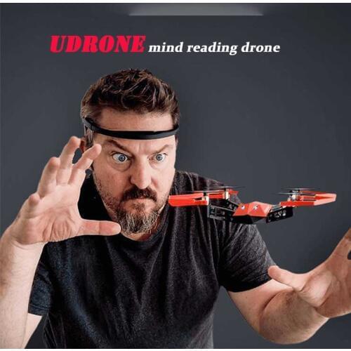 UDrone mind drone intelligent brain wave control mini mini small aircraft hd selfie remote control aircraft focus training