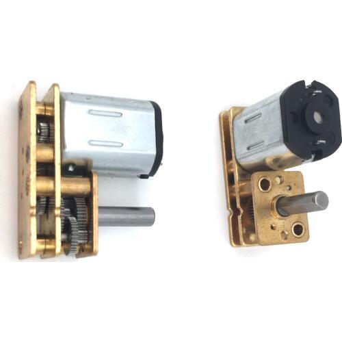 Electric Micro Speed Gear Motor DC 12V 60/100/150/200/300/400/500RPM N20 Gear Reducer Motor for Car Robot Reduction Gear Motor