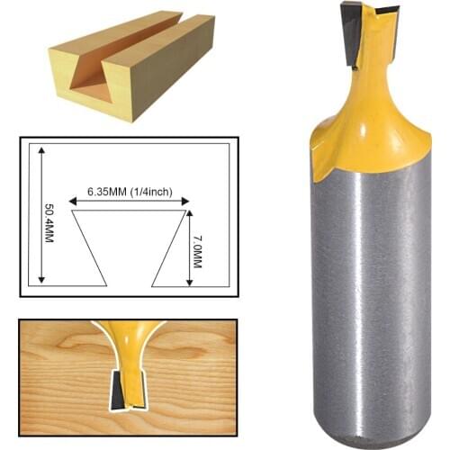 1/2" Shank Dovetail Joint Router Bits Milling Cutter 14 Degree Carbide Engraving Milling Cutters Woodworking For Power Tool