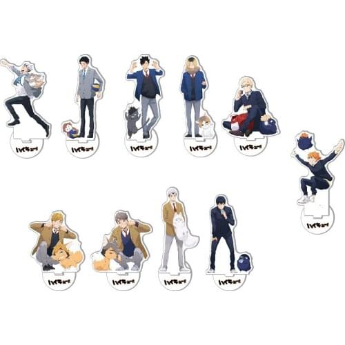 Haikyuu Anime Hinata kageyama Tsukishima Sugawara Kageyama Acrylic Stand Figure Desktop Decoration Collection Model Doll Gifts