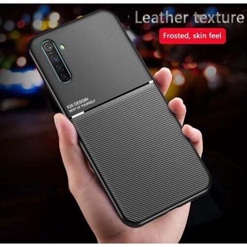 Leather Texture skin Matte Case For OPPO Reno 3 2 2Z Z ACE 10X Zoom Protective Cover For Realme X XT X2 Pro Q 5 3 Pro k5 k3 case
