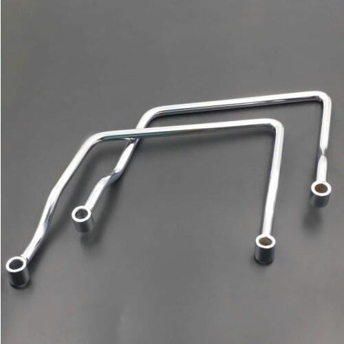 22 cm Saddle bag Support Bar Mount Bracket For Yamaha VN VT VTX Suzuki Kawasaki Honda Custom