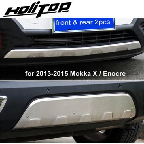 HOTTEST for Opel Mokka & Encore bull bar skid plate/bumper protector guard,front&rear, 2PCS,high value,2013-2015 or 2016-2020