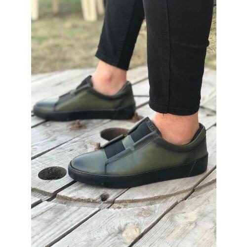 Mancastello Genuine Leather Casual Male Shoes