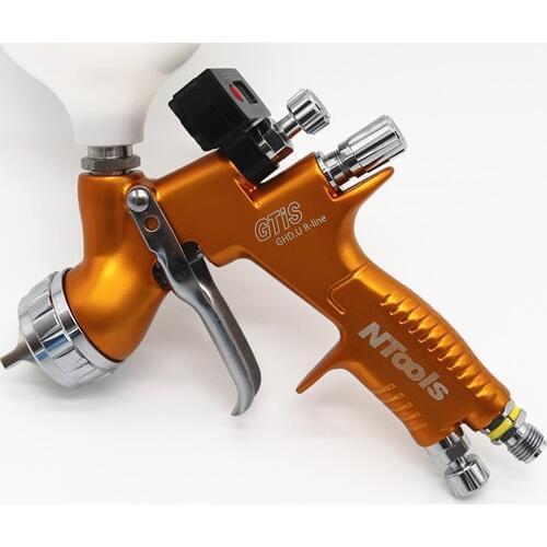 Mini Digital Display Spray Gun Air Paint Spray Gun Car Face Paint Spray Paint Gun Paint Gun 1.3/1.8mm Nozzle Air Spray Gun