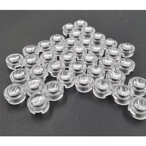 13mm 1W 3W Mini LED Lens 15 30 45 60 90 100 Degree for IR CCTV LED PCB Convex Acrylic Lens With Holder Reflector Collimator