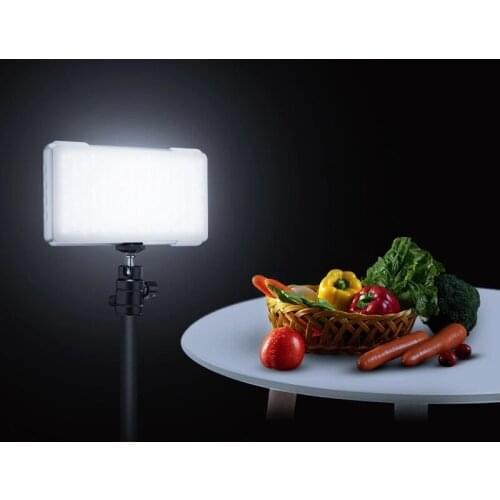 NiceFoto SL-120A Portable LED Video Light Lamp Panel for Video Recording Professional Studio Wedding Photography Live Video