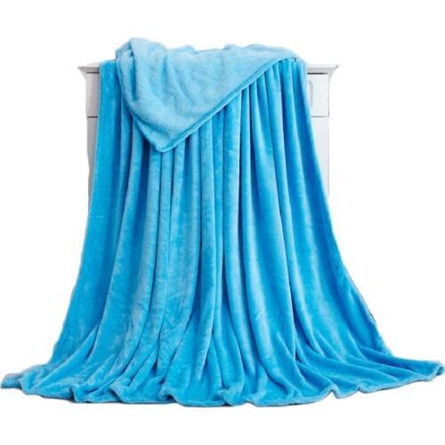 Blanket Coral Fleece Warm Blanket Aair Conditioning Throw Custom Flannel Blanket Fluffy Yoga Camping Travel TV Sofa Bed Cover