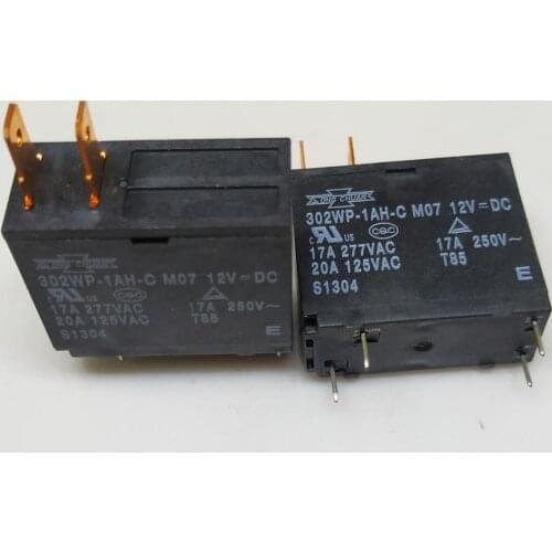 Relais 302WP-1AH-C M07 M02 12 V 17A Relais
