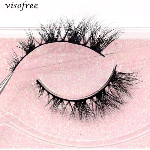 Visofree Eyelashes Natural False Eyelashes Fake Lashes Long Makeup 3D Mink Lashes Extension Eyelash Mink Eyelashes Beauty G13