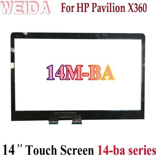 WEIDA Touch Digitizer Replacement For HP PAVILION X360 14M-BA 14-ba Series 14" Touch Screen Panel