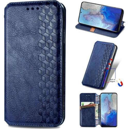 Slim Magnetic Leather Cover Business Stand Flip Wallet Case For Samsung S9 S10 S20 Plus S20 Ultra Samsung Note 20 Ultra/Pro