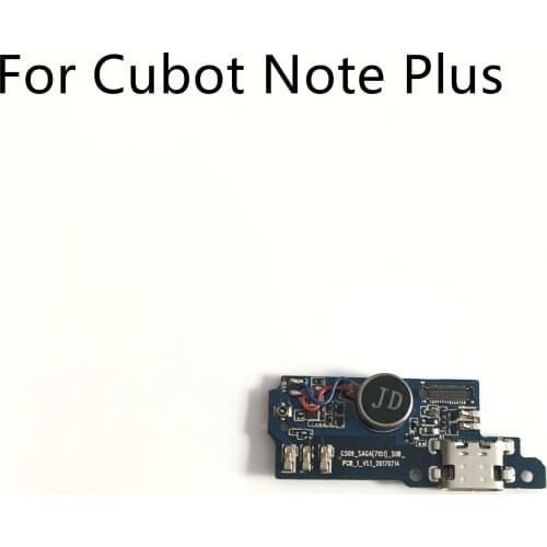 Cubot Note Plus Used USB Plug Charge Board + Vibration Motor For Cubot Note Plus MT6737T 5.2" 1920x1080 Smartphone