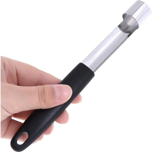 1PCS Black Stainless Steel Fruit Apple Pear Corer Remover Slicers Cutter High Quality Work Well Kitchen Tool