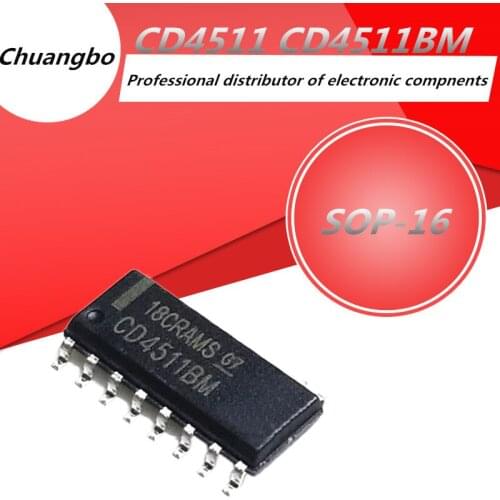 10pcs CD4511 CD4511BM SOP16 New spot IC