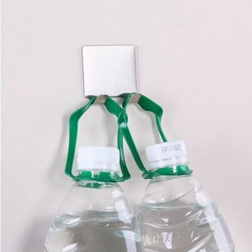 4pcs/set 304 Stainless Steel Kitchen Bathroom Hook Sticky Hook Seamless Nail-free Viscose Home Seamless Hook Wall Strong Hooks