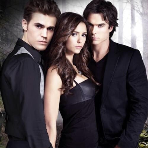 5d DIY diamond embroidery Rhinestones vampire diary poster HD quality full round diamond painting home decoration wall art