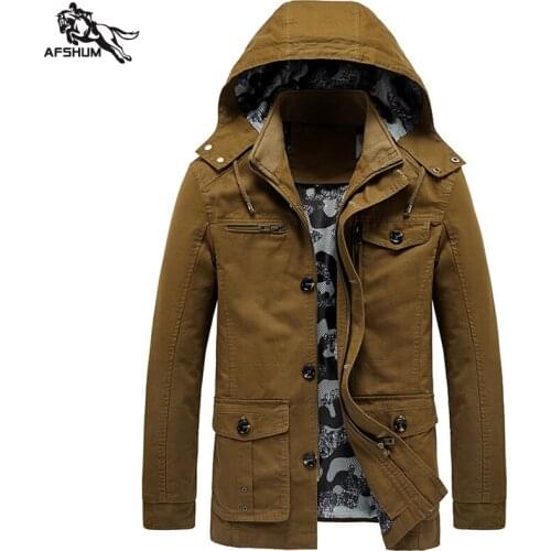 AFSHUM Men's Warm Jackets