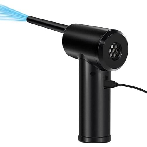 Electric Cordless Air Duster Portable Air Blower For Computer Car Keyboard Cleaning Power 60W 40000RPM Rechargeable Battery