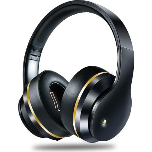 ANC Bluetooth Headphones Active Noise Cancelling Wireless Headset Foldable Hifi Deep Bass Earphones with Microphone for Music