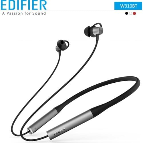 EDIFIER W310BT Bluetooth Earphone Wireless Bluetooth 4.2 In-Ear Stereo Earphones Soft Ergonomic Design IPX5 8.5 Working Time