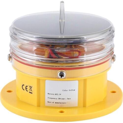 Solar Power Sidelight IP68 Waterproof LED Ship Marine Dock Barge Safety Beacon Flashing Light 360 degree Lighting New Arrivals