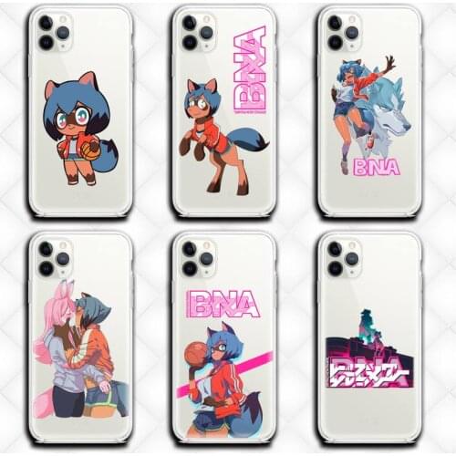 BNA Brand New Animal Phone Case Clear for iphone 12 11 Pro max mini XS 8 7 6 6S Plus X 5S SE 2020 XR cover