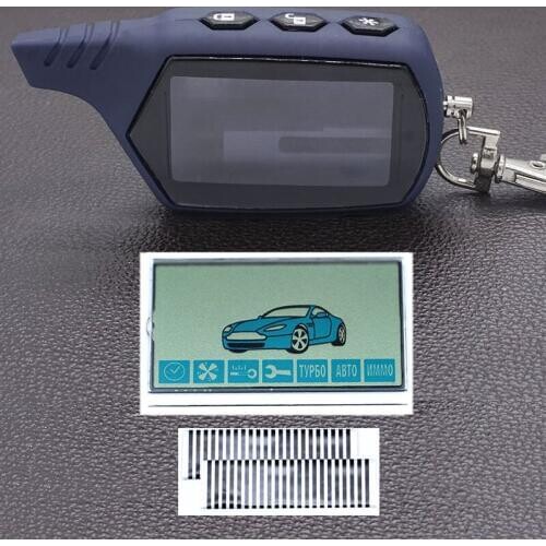 A91 lcd display+LCD keychain body case for starline A91 lcd remote two way car remote controller Car Alarm