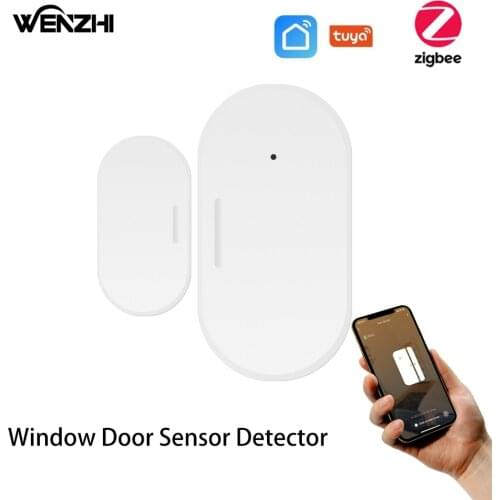 ZigBee Door And Window Sensor Gate Switch Open Closed Detectors Alarm Magnetic Alert Wireless Alexa Google Home Tuya Smart Life