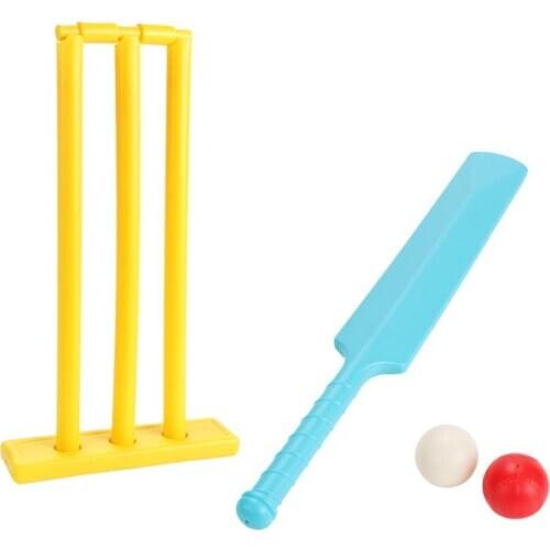 Childrens Cricket Set Parent-Child Sports Interactive Cricket Indoor Outdoor Game Set For Backyard Beach Child Interesting Toy