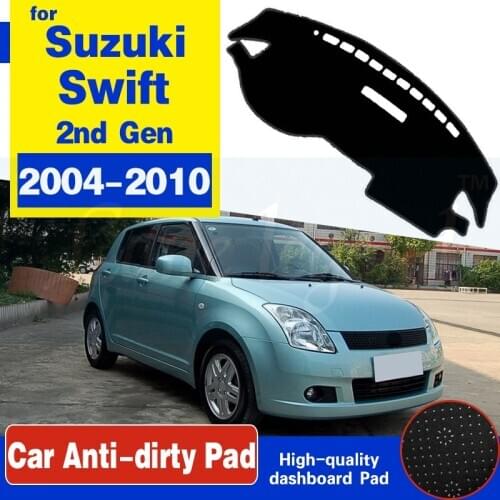 For Suzuki Swift 2004~2010 Maruti Sport Anti-Slip Mat Dashboard Cover Pad Sunshade Dashmat Car Accessories 2007 2008 ZD11S ZC31S