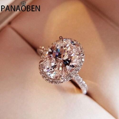 Dove Egg Oval Real S925 Sterling Silver Women Rings Couple Engagement Luxury Exquisite Elegant Wedding Original Design Jewelry