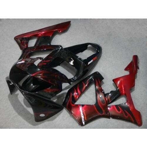 Dor-ABS Red black Fairing kit for CBR900RR 00 01 CBR900 929 CBR900RR 2000 2001 Injection mold Fairings bodywork