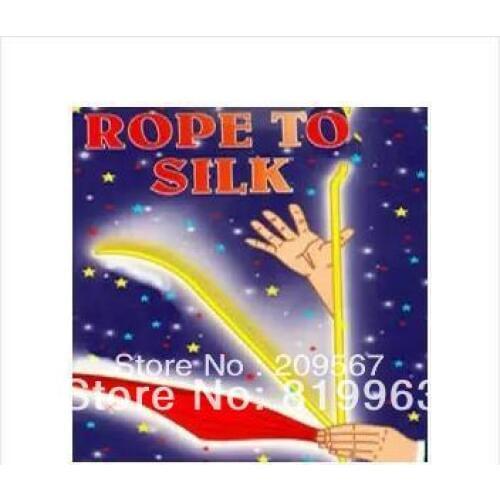 Wholesale Rope To Silk/ Magic Tricks,10 Pcs/Lot,Mentalism,Stage Magic Props, Illusions,Close-Up,Comedy,Free Shipping,Magia Toys