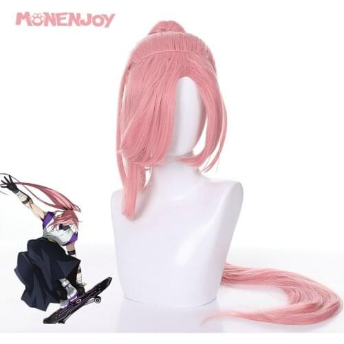 Monenjoy SK∞ Cherry Blossom Cosplay Wig Anime Pink Ponytail Cos Hair