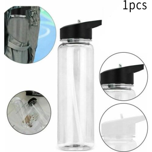 750ml Water Bottle Portable Outdoor Travel BPA Free Drinking Bottles Transparent Leakproof Water Kettle easy to clean