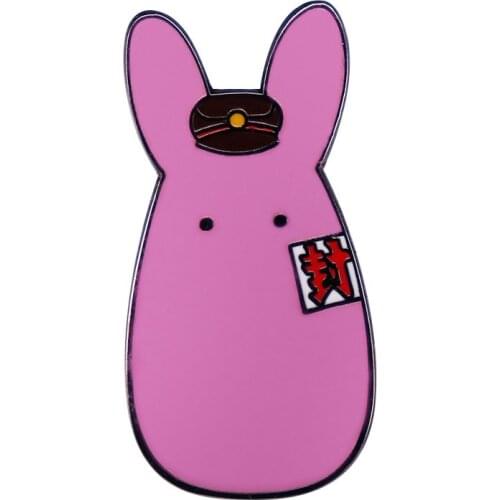 Toilet-Bound Hanako-kun Cute Anime Pin Brooch Mokkes are bunny-looking "faeries" or known as "yousei-san"